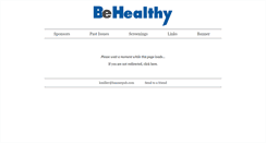Desktop Screenshot of behealthy.baystatebanner.com