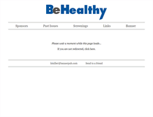 Tablet Screenshot of behealthy.baystatebanner.com